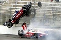 Acidente entre Brack e Scheckter cancelou a festa no Texas