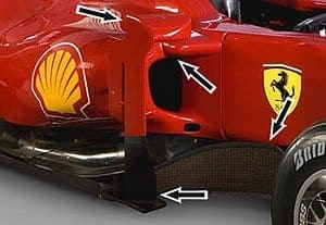 <b>F1Technical</b>: Ferrari mantém retrovisores externos