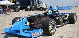 Brasileiro vai ao pódio da F-Mazda na primeira prova de 2009