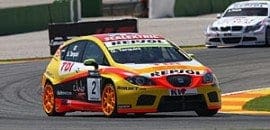Gabriele Tarquini larga da pole-position em Valência