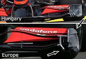 <b>F1Technical</b>: McLaren usa novas laterais em sua asa dianteira