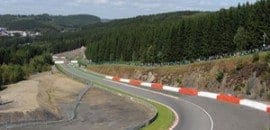 Desabamento causa transtornos em Spa-Francorchamps