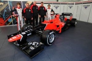<b>Marussia coloca seu carro 2012 na pista</b> <b>Marussia coloca seu carro 2012 na pista</b>
