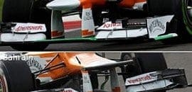 <b>F1Technical</b>: Force India reposiciona câmeras do bico