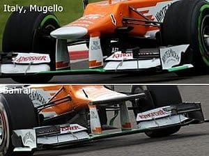 <b>F1Technical</b>: Force India reposiciona câmeras do bico