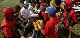 Piquet passa bem depois de capotagem na etapa goiana