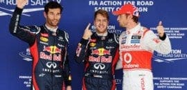 <b>Em dobradinha da Red Bull, Vettel é pole em Suzuka</b>