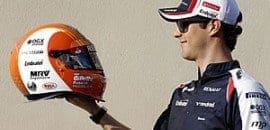 Bruno Senna estreia novo desenho do capacete em Abu Dhabi