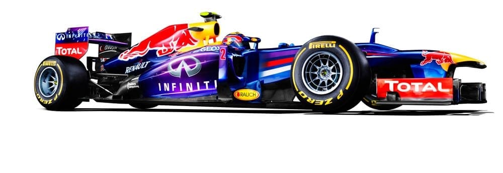 <b>Red Bull lança RB9 inovando na pintura</b>
