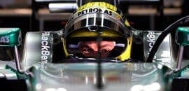 Rosberg satisfeito com recorde pessoal de 148 voltas