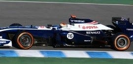 Pastor Maldonado será responsável pela estreia do FW35