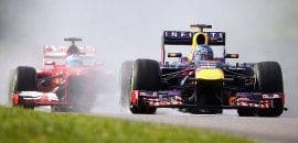 Em corrida dominada pela Red Bull, Vettel vence o GP da Malásia