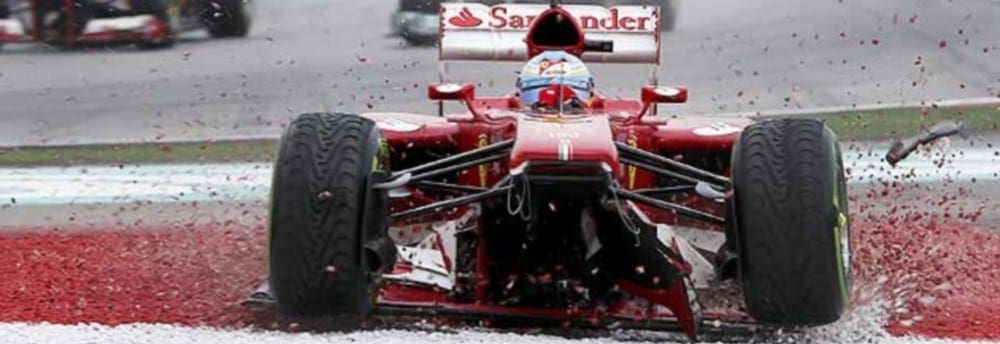 Ferrari assume culpa na permanência de Alonso na pista