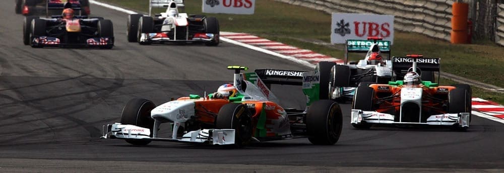 Dupla da Force India recebe puxão de orelha por incidente na China