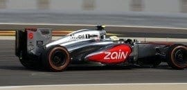 Sergio Perez admite pressão na McLaren