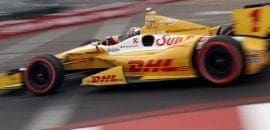 Atual campeão, Hunter-Reay é o mais rápido da sexta-feira em Long Beach