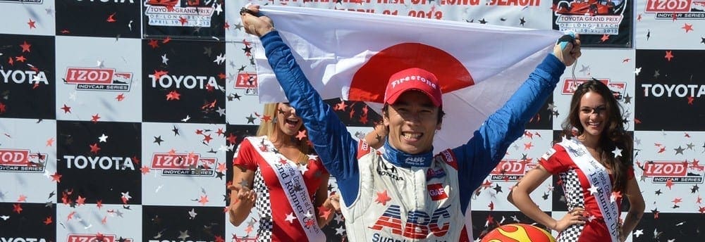 Em Long Beach, Sato vence pela primeira vez e Helinho segura liderança do campeonato