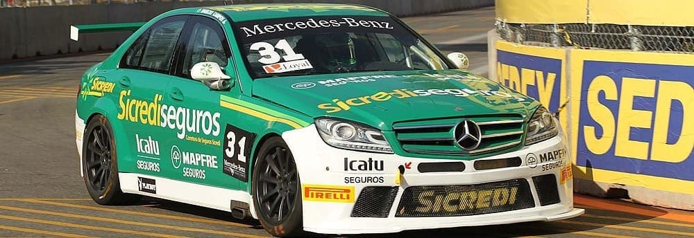 Mercedes Challenge: Márcio Campos à frente no primeiro treino no Anhembi Mercedes Challenge: Márcio Campos à frente no primeiro treino no Anhembi