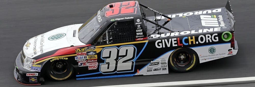 Paludo fica em nono lugar nos treinos para as 200 milhas de Charlotte