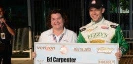 Ed Carpenter surpreende e é pole das 500 Milhas de Indianápolis