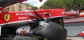 Ferrari confirma que acidente de Massa teve origem num problema mecânico