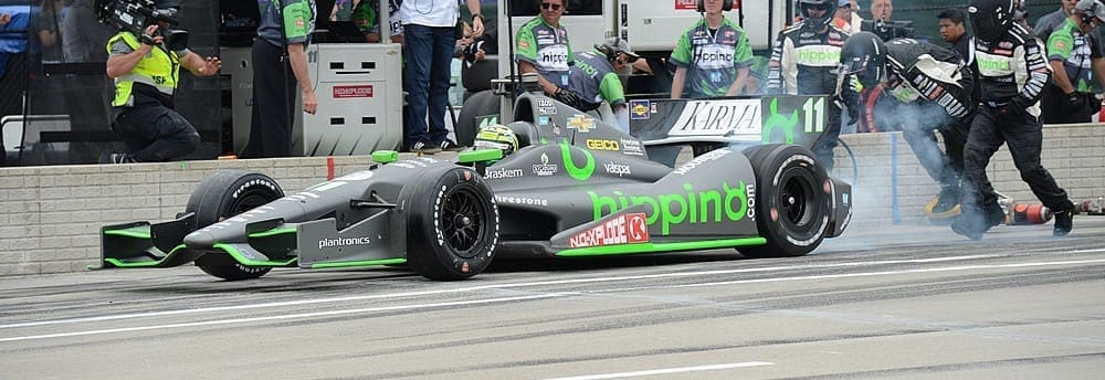 Tony Kanaan arrisca na estratégia, mas não funciona em Detroit