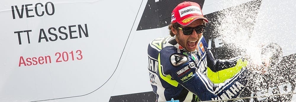 Depois de longo jejum, Valentino Rossi volta a vencer