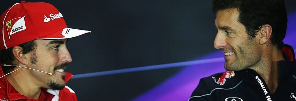 Webber faz piada sobre o abandono de Vettel na Inglaterra