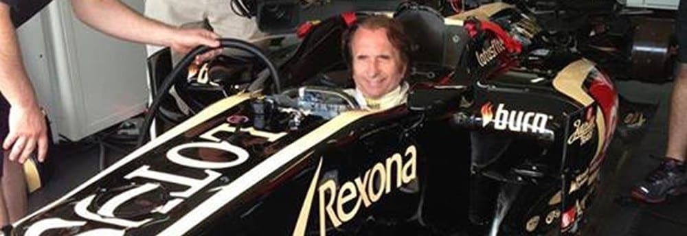 Fittipaldi testa nova Lotus e a compara com a de 1972