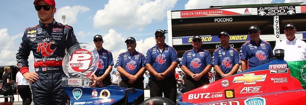 Marco Andretti domina em Pocono e larga na pole-position