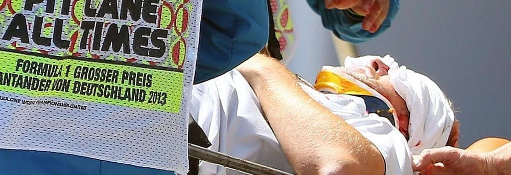 Cinegrafista atropelado por roda tem fraturas; Red Bull é multada