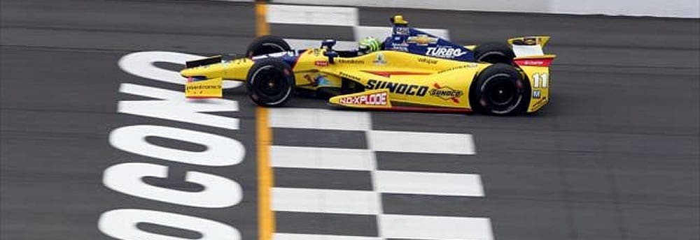 Kanaan fica em 13º em Pocono e perde chance de conquistar Tríplice Coroa