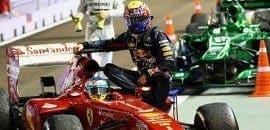 Por pegar “carona”, Webber perde dez posições no grid da Coreia