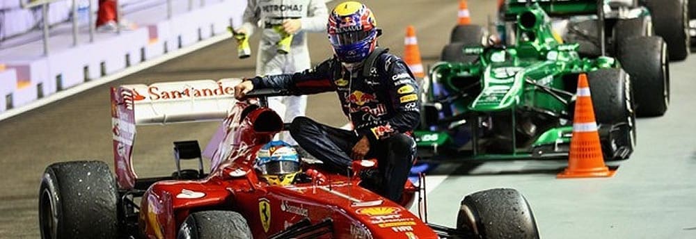 Por pegar “carona”, Webber perde dez posições no grid da Coreia