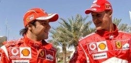 Massa e Barrichello homenageiam Schumacher em seu 45º aniversário