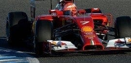 Raikkonen marca tempo mais rápido no primeiro teste do ano