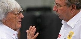 Ecclestone dispara contra nova era da F1: “uma farsa total”