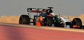 Sergio Perez lidera primeiro dia da última bateria de testes no Bahrain