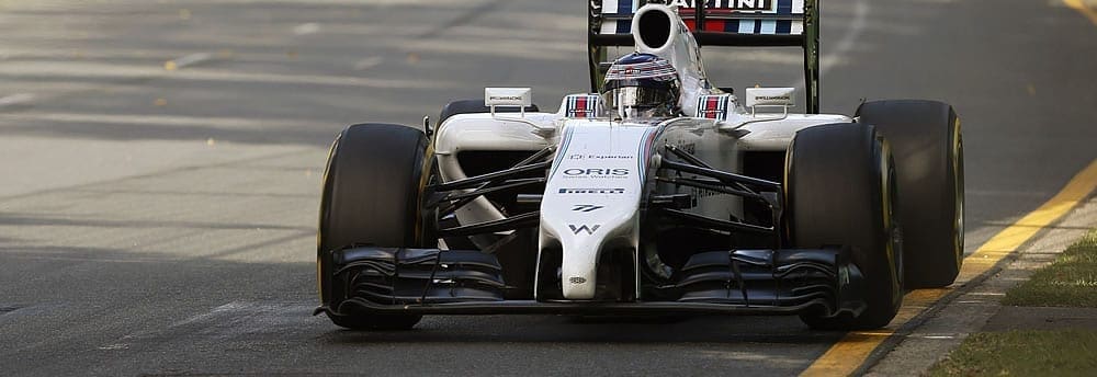 Valtteri Bottas frustrado com o erro na curva 10