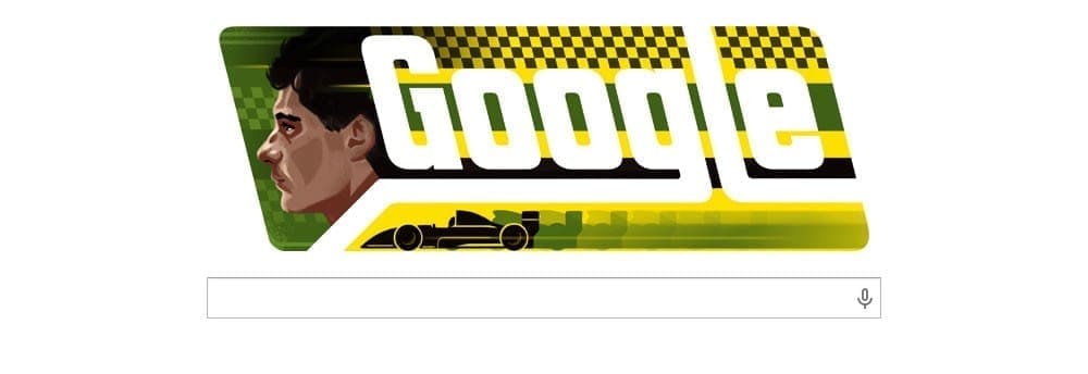 Google homenageia Ayrton Senna nesta sexta-feira