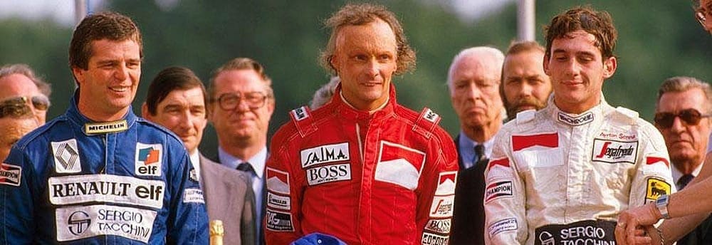 Niki Lauda: "Ayrton Senna foi o melhor da história"