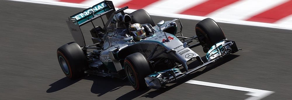 Lewis Hamilton larga da pole-position do GP da Espanha
