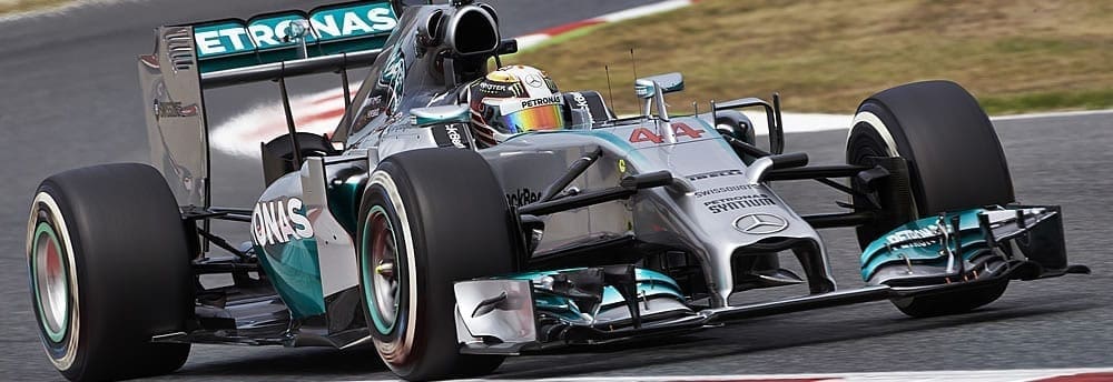 Hamilton vence na Espanha e assume a liderança do campeonato