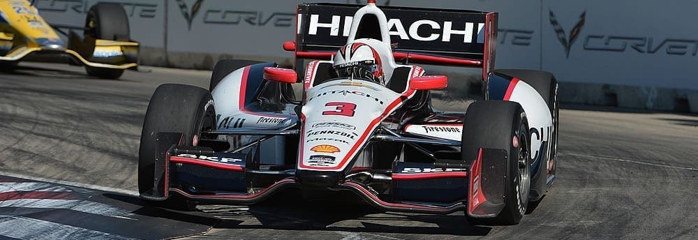 Hélio Castroneves vence e Penske fica 100% em Detroit