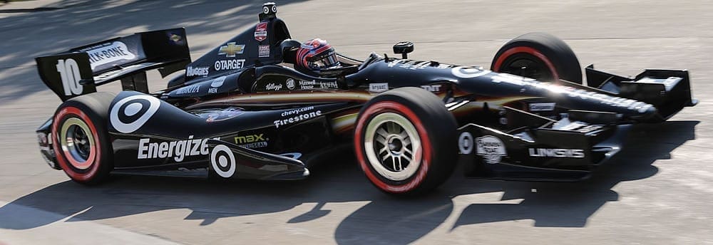 Tony Kanaan finaliza entre os 10 melhores na segunda prova em Detroit