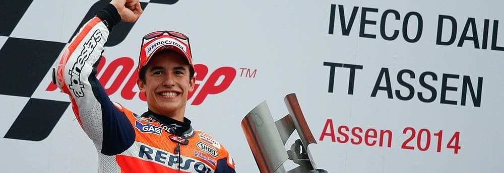 Marc Marquez faz oito em oito corridas