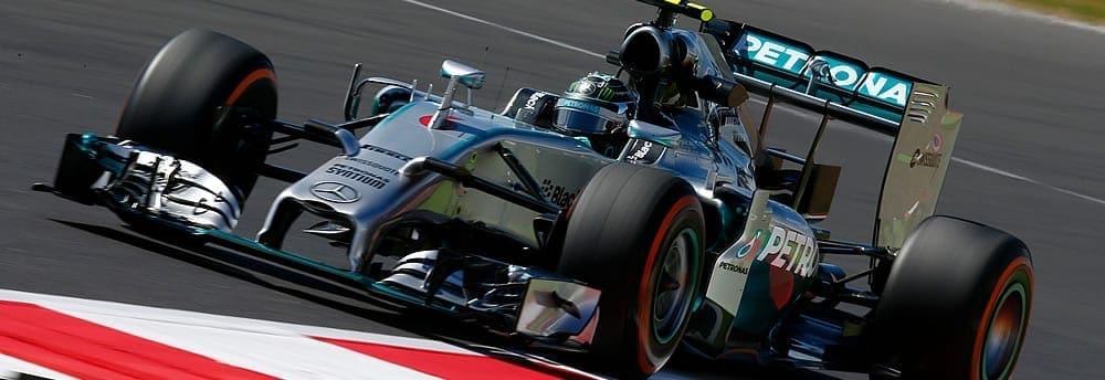 Nico Rosberg larga da pole-position no GP da Inglaterra