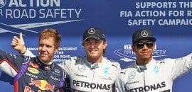 Rosberg consegue pole sob chuva em Spa-Francorchamps