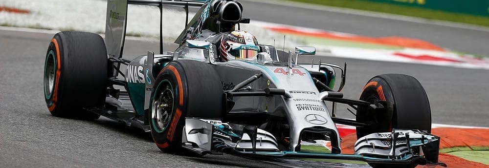 Na Itália, Lewis Hamilton volta a largar da pole-position