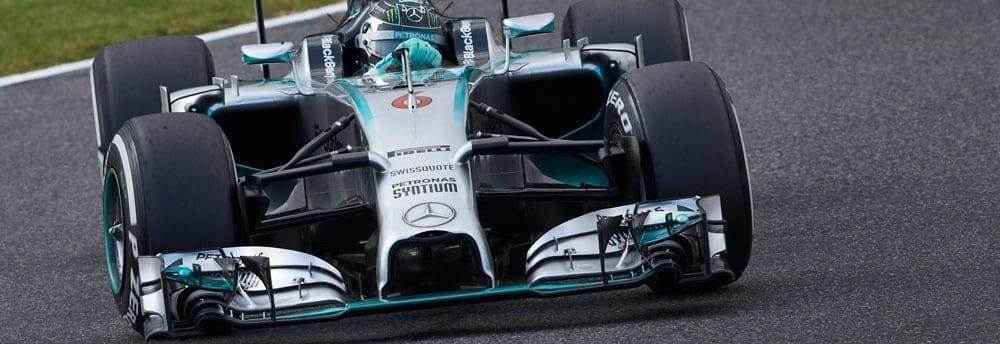 Mercedes dominou treinos livres em Suzuka